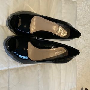 Vince Camuto peep toe heels.